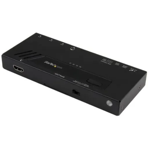 StarTech.com 4 Port 1 Input 4 Output HDMI Switch  - up to 4K - VS421HD4KA product image
