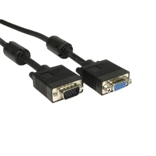 RS PRO Male VGA to Female VGA Cable, 30m Black - 1863021 product image