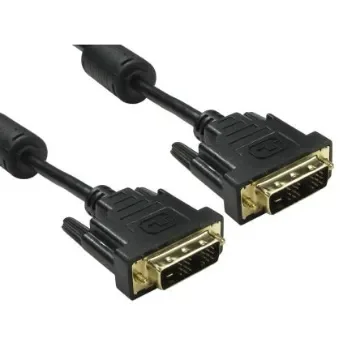 RS PRO, Male DVI-D Single Link to Male DVI-D Single Link  Cable, 10mBlack sheath - 1863027 product image