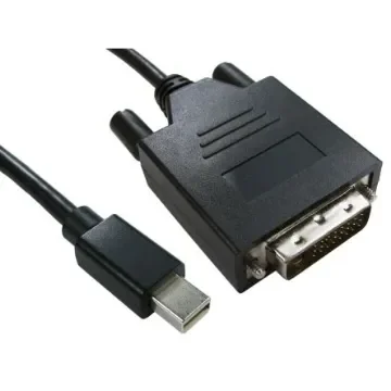 RS PRO Male Mini DisplayPort to Male DVI-D Dual Link, PVC Cable, 1080p, 3m - 1863050 product image