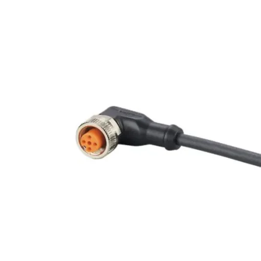 ifm electronic Right Angle Female 1 way M12 to Unterminated Actuator/Sensor Cable, 5m - EVC01E product image