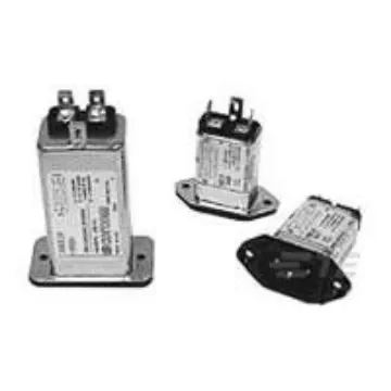 TE Connectivity 20A, 250 V ac Flange Mount IEC Inlet Filter 20EEJ1, Faston product image