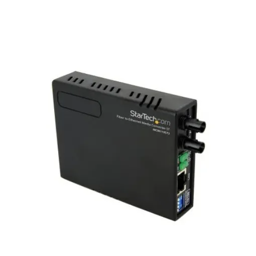 StarTech.com RJ45, ST Media Converter, Multi Mode, Half/Full Duplex 2km - MCM110ST2GB product image