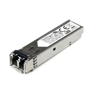 StarTech.com MSA Compatible LC Multi Mode Transceiver Module, Full Duplex, 1000Mbit/s - SFP1000SXST product image
