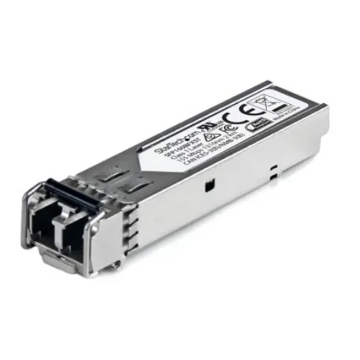 StarTech.com MSA Compatible LC Multi Mode Transceiver Module, Half/Full Duplex, 100Mbit/s - SFP100BFXST product image