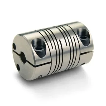 Ruland Beam Coupling, 38mm Outside Diameter, 10mm Bore, 57.2mm Length Coupler - FCMR38-10-10-SS product image