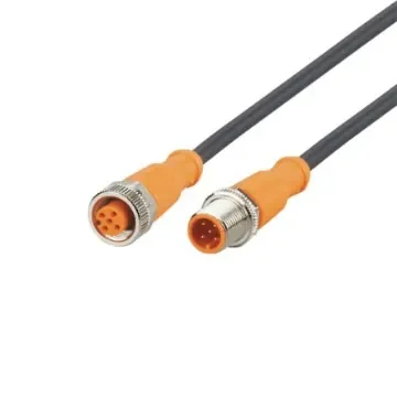 ifm electronic Straight Male 5 way M12 to Straight Female 5 way M12 Communication Cable, 7m - EVC362 product image