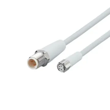 ifm electronic Straight Male 4 way M12 to Straight Female 4 way M8 Communication Cable, 5m - EVF251 product image