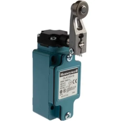 Honeywell GLA Series Roller Lever Limit Switch, 2NO/2NC, IP67, DPDT, Die Cast Zinc Housing, 600V ac Max, 10A Max - GLAC20A1B product image