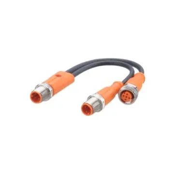 ifm electronic Straight Male 5 way M12 to Straight Female 5 way M12 Communication Cable, 100mm - EVC854 product image
