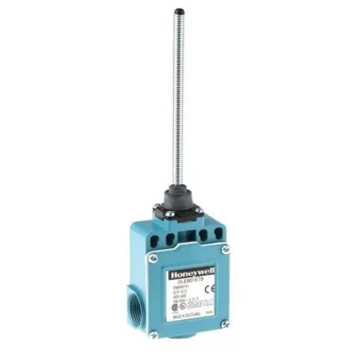 Honeywell GLE Series Coil Spring Limit Switch, NO/NC, IP66, SPDT, Die Cast Zinc Housing, 300V ac Max, 6A Max - GLEB01E7B product image