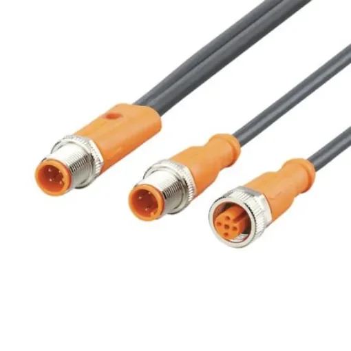 ifm electronic Straight Male 5 way M12 to Straight Female 5 way M12 Communication Cable, 500mm - EVC862 product image