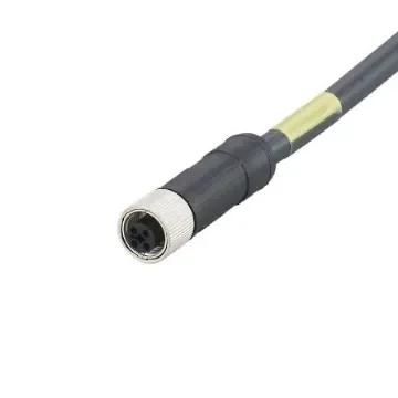 ifm electronic, Power, 20m 4 Core, Black Polyurethane PUR Power Cable 85°C - E12497 product image