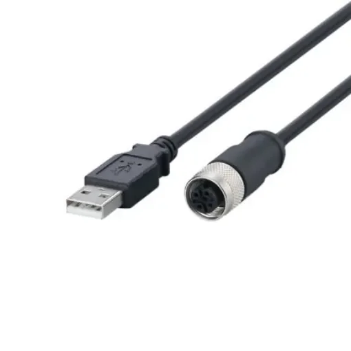 ifm electronic USB 2.0, Male USB A to Female M12, 1m - E12689 product image