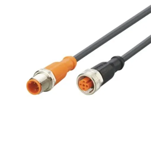 ifm electronic Straight Male 3 way M12 to Straight Female 5 way M12 Communication Cable, 300mm - EVC677 product image