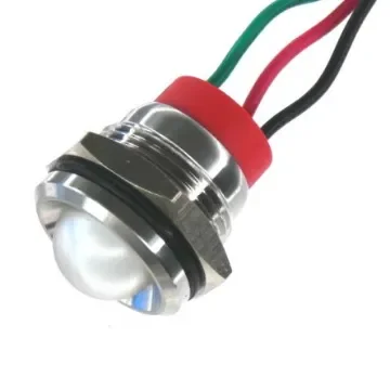 CML Innovative Technologies PL16SL Series Green, Red Panel LED, 24V, 16mm Mounting Hole Size, Lead Wires Termination, - PL16SL183 product image