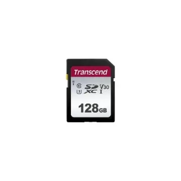 Transcend 128 GB SDXC SD Card, Class 10 - TS128GSDC300S product image