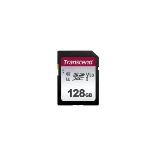 Transcend 128 GB SDXC SD Card, Class 10 - TS128GSDC300S product image