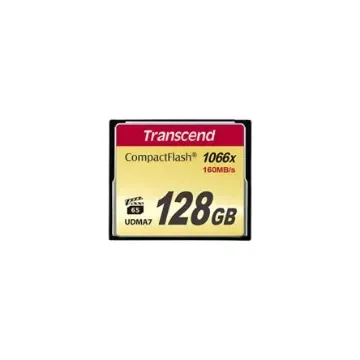 Transcend CompactFlash 128 GB MLC Compact Flash Card - TS128GCF1000 product image