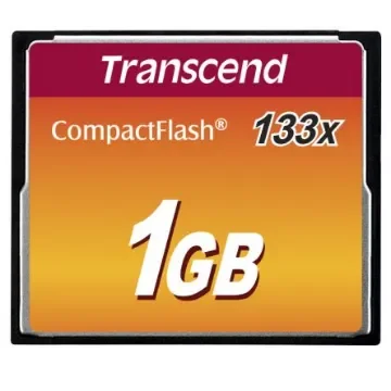 Transcend CompactFlash 1 GB MLC Compact Flash Card - TS1GCF133 product image