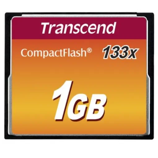 Transcend CompactFlash 1 GB MLC Compact Flash Card - TS1GCF133 product image