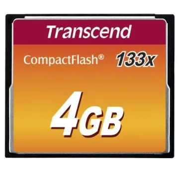 Transcend CompactFlash 4 GB MLC Compact Flash Card - TS4GCF133 product image