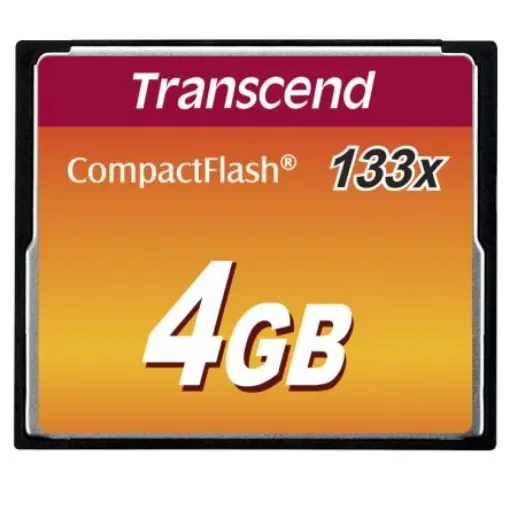 Transcend CompactFlash 4 GB MLC Compact Flash Card - TS4GCF133 product image