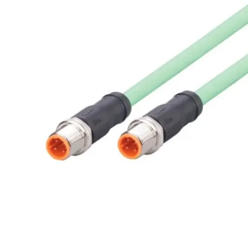 ifm electronic Straight Male 4 way M12 to Straight Female 4 way M12 Communication Cable, 10m - EVC908 product image