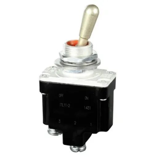 Honeywell Toggle Switch, Bushing Mount, On-Off, SPST, Screw Terminal, 125V ac - 1TL1-2 product image