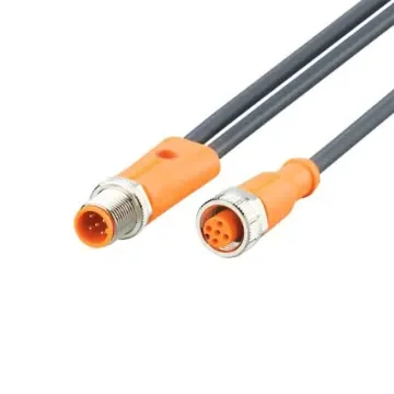ifm electronic Straight Male 5 way M12 to Straight Female 5 way M12 Communication Cable, 300mm - EVCA04 product image