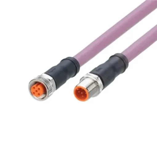 ifm electronic Straight Male 5 way M12 to Straight Female 5 way M12 Communication Cable, 2m - EVC948 product image
