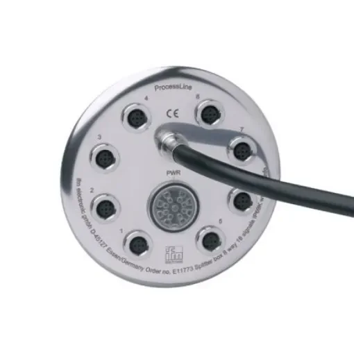 ifm electronic Top Entry 8 Pole M12 Socket Adapter - E11847 product image