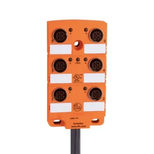 ifm electronic EBC Series Sensor Box, M12, 500mm cable, 6 port - EBC037 product image
