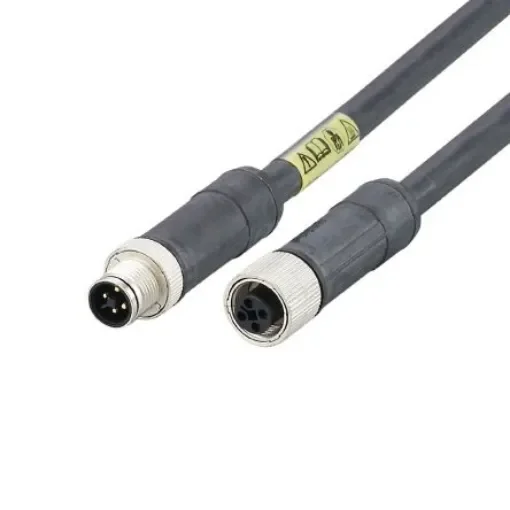 ifm electronic, Power, 2m 4 Core, Black Polyurethane PUR Power Cable - E12426 product image