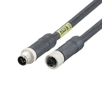 ifm electronic, Power, 20m 4 Core, Black Polyurethane PUR Power Cable - E12429 product image