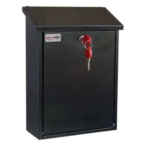Black Mailbox, 365 mm x 270mm x 110 mm - BSPB-TOP270-RK product image