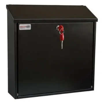 Black Mailbox, 370 mm x 365mm x 110 mm - BSPB-TOP365-RK product image