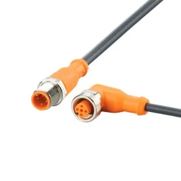 ifm electronic Straight Male 5 way M12 to Right Angle Female 5 way M12 Communication Cable, 7m - EVC358 product image