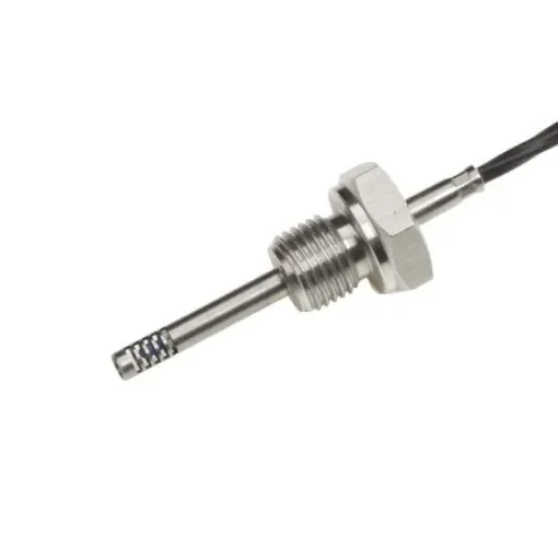 Electrotherm PT100 RTD Sensor, 4.5mm Dia, 120mm Long, 4 Wire, NPT 1/4, F0.3 +200°C Max - K5S-4L-200-1/4NPT-40 product image
