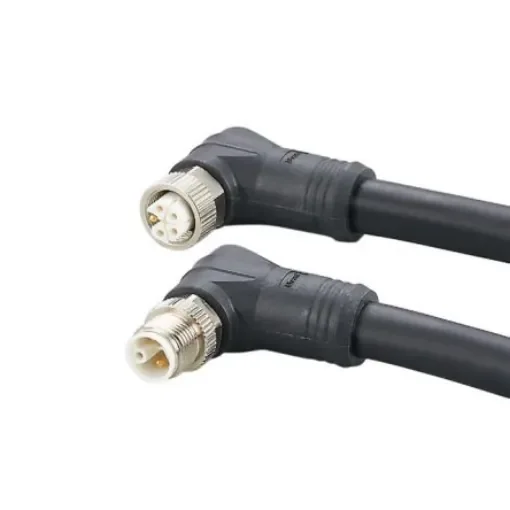 ifm electronic, Power, 10m 5 Core, Black Polyurethane PUR Power Cable - E12670 product image