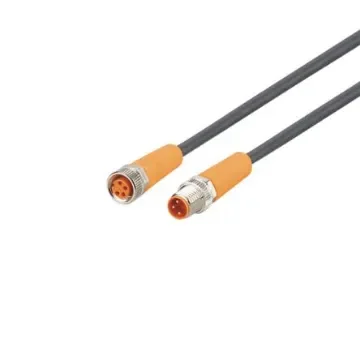 ifm electronic Straight Male 1 way M8 to Straight Female 1 way M8 Actuator/Sensor Cable, 1m - EVC272 product image