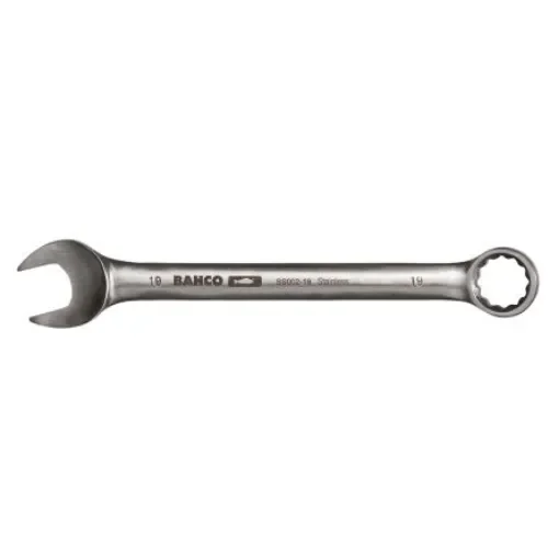 Bahco Combination Spanner, 19mm, Metric, Double Ended, 195 mm Overall - SS002-19 product image