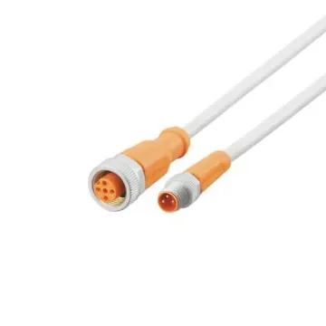 ifm electronic Straight Male 1 way M8 to Straight Female 1 way M12 Sensor Actuator Cable, 600mm - EVW182 product image
