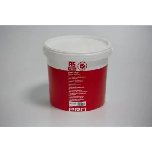 RS PRO Wet Hand Wipes, Tub of 150 - 1878662 product image