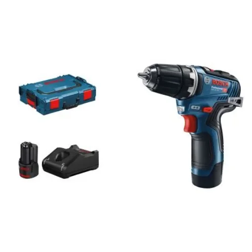 Bosch GSR 12V Cordless Drill Driver Li-Ion, Euro Plug - 06019H8002 product image