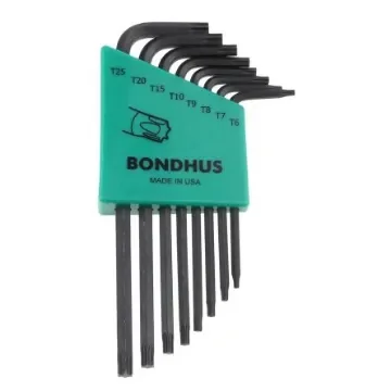 Bondhus 8-Piece Torx Key, L Shape, Long Arm - TLX8S product image