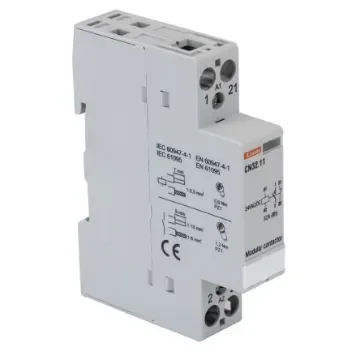 Lovato CN Contactor, 24 V ac/dc Coil, 1-Pole, 32 A, 1NO + 1NC, 110 V ac - CN3211024 product image