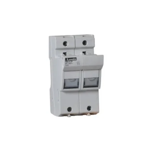 Lovato 50A Base Mount Fuse Holder for 14 x 51mm Fuse, 2P, 690V ac - FB02A2P product image