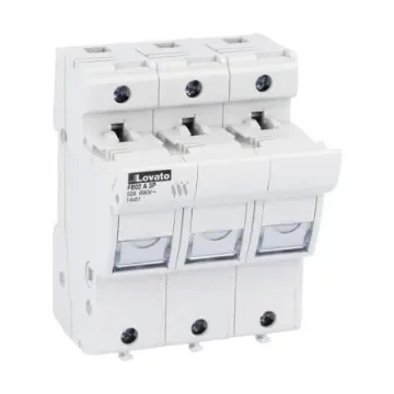 Lovato 50A Fuse Holder for 14 x 51mm Fuse, 3P, 690V ac - FB02A3P product image