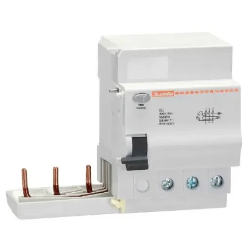 Lovato P1RA RCCB, 63A, 3 Pole, 30mA, Type A, 230 V ac, 400 V ac - P1RA3P63A030 product image